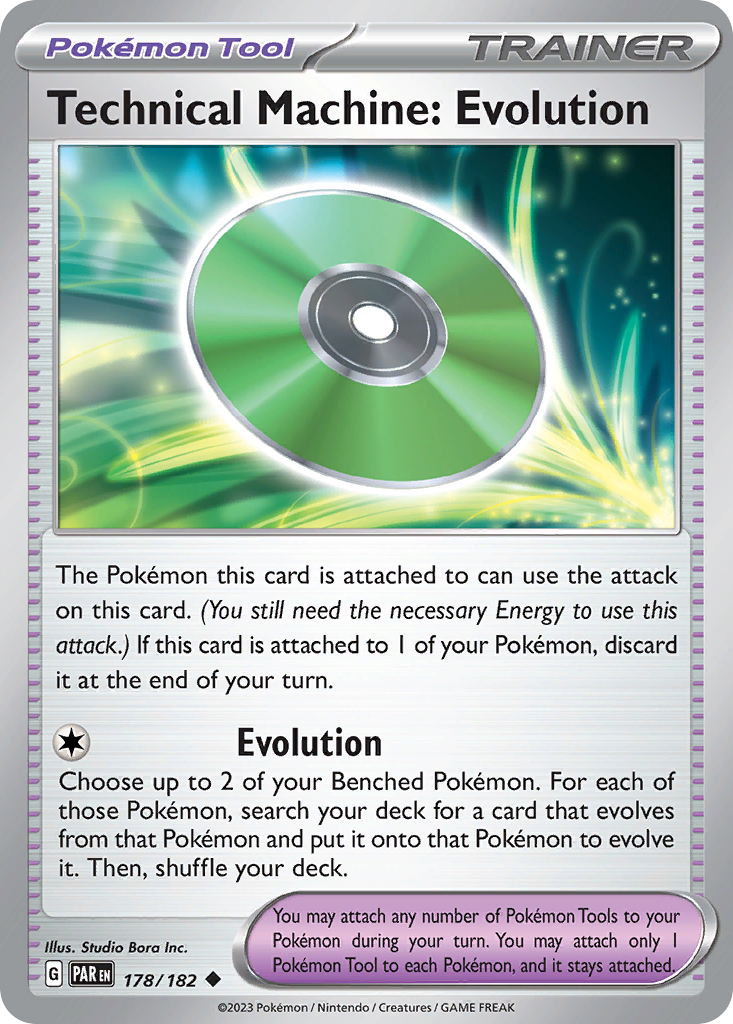 178/182 - Technical Machine: Evolution - [Uncommon] - Reverse Holo-Pokemeister