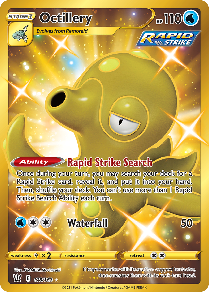 Pokémonkaart 178/163 - Octillery - Battle Styles - [Rare Secret]