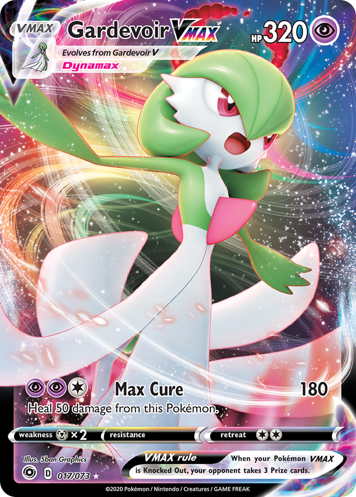 Pokémonkaart 017/073 - Gardevoir VMAX - Champion's Path - [Rare Holo VMAX]