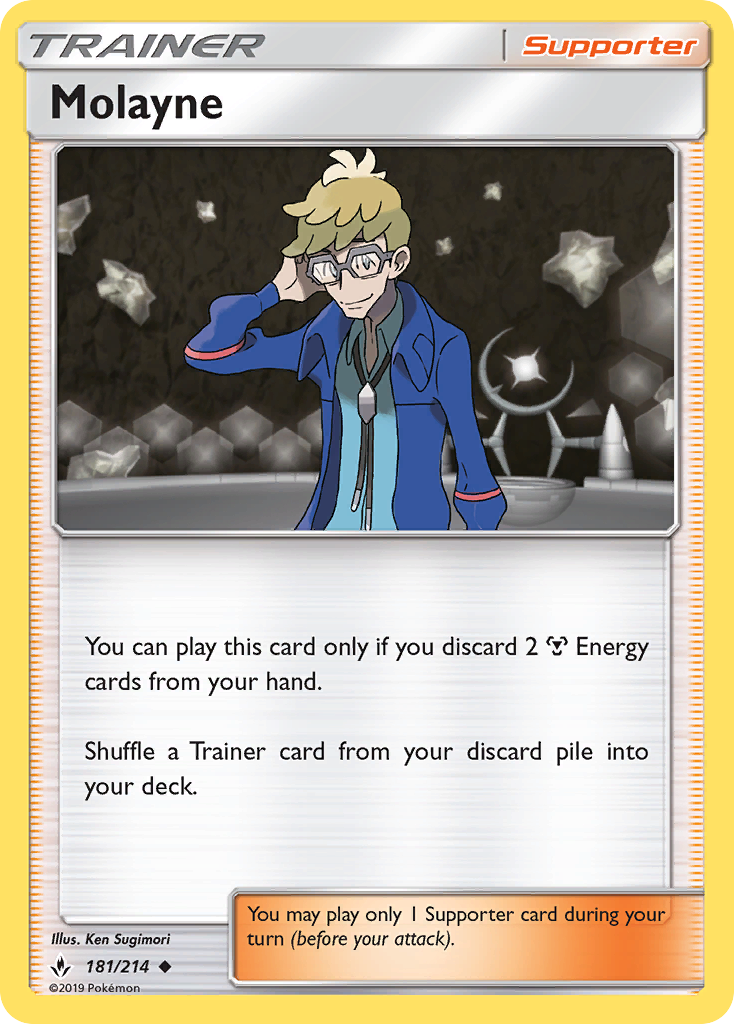Pokémonkaart 181/214 - Molayne - Unbroken Bonds - [Uncommon]