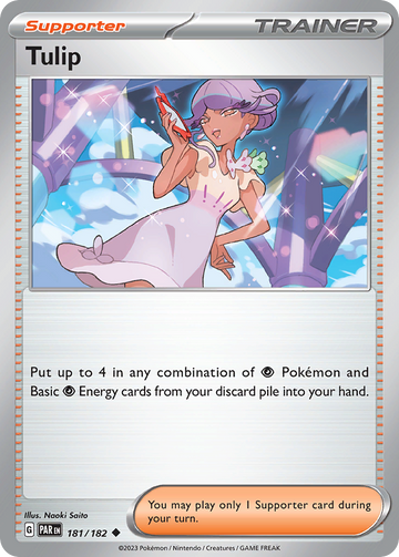 181/182 - Tulip - [Uncommon] - Reverse Holo-Pokemeister