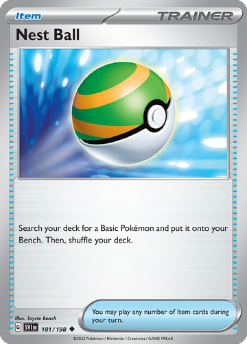 181/198 - Nest Ball - [Uncommon] - Reverse Holo