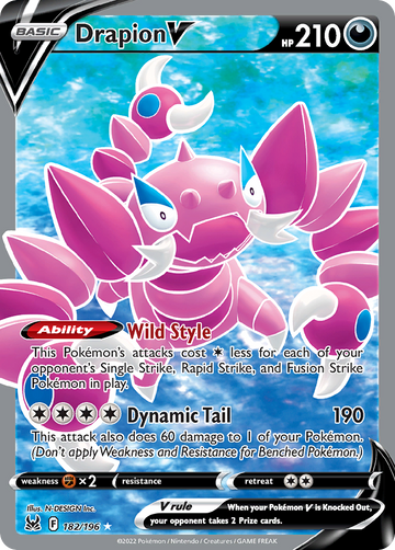 182/196 - Drapion V - [Rare Ultra]