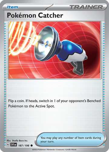 187/198 - Pokémon Catcher - [Common] - Reverse Holo