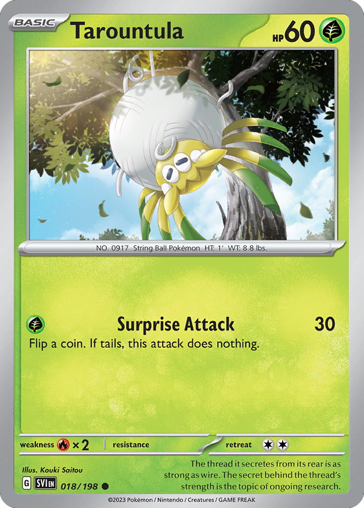 018/198 - Tarountula - [Common] - Reverse Holo