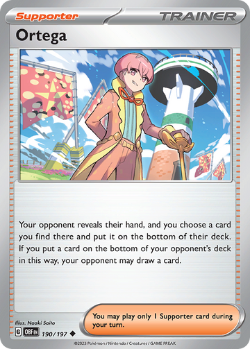 190/197 - Ortega - [Uncommon] - Reverse Holo