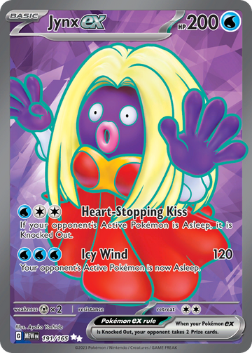 191/165 - Jynx ex - [Ultra Rare]