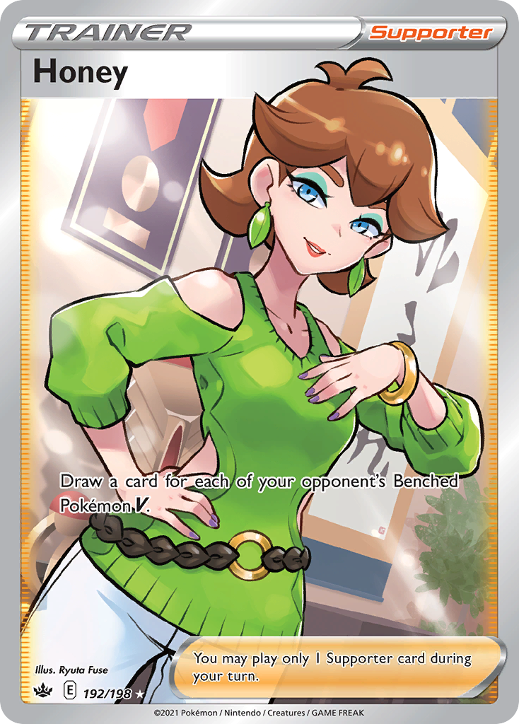 Pokémonkaart 192/198 - Honey - Chilling Reign - [Rare Ultra]