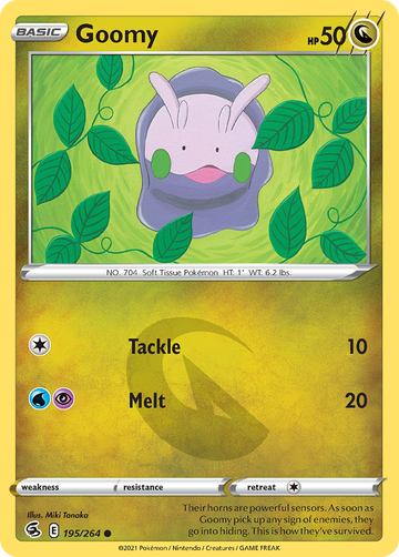 Pokémonkaart 195/264 - Goomy - Fusion Strike - [Common]