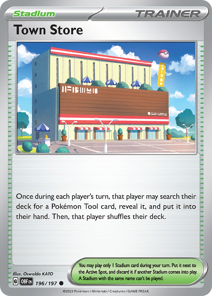 196/197 - Town Store - [Common] - Reverse Holo