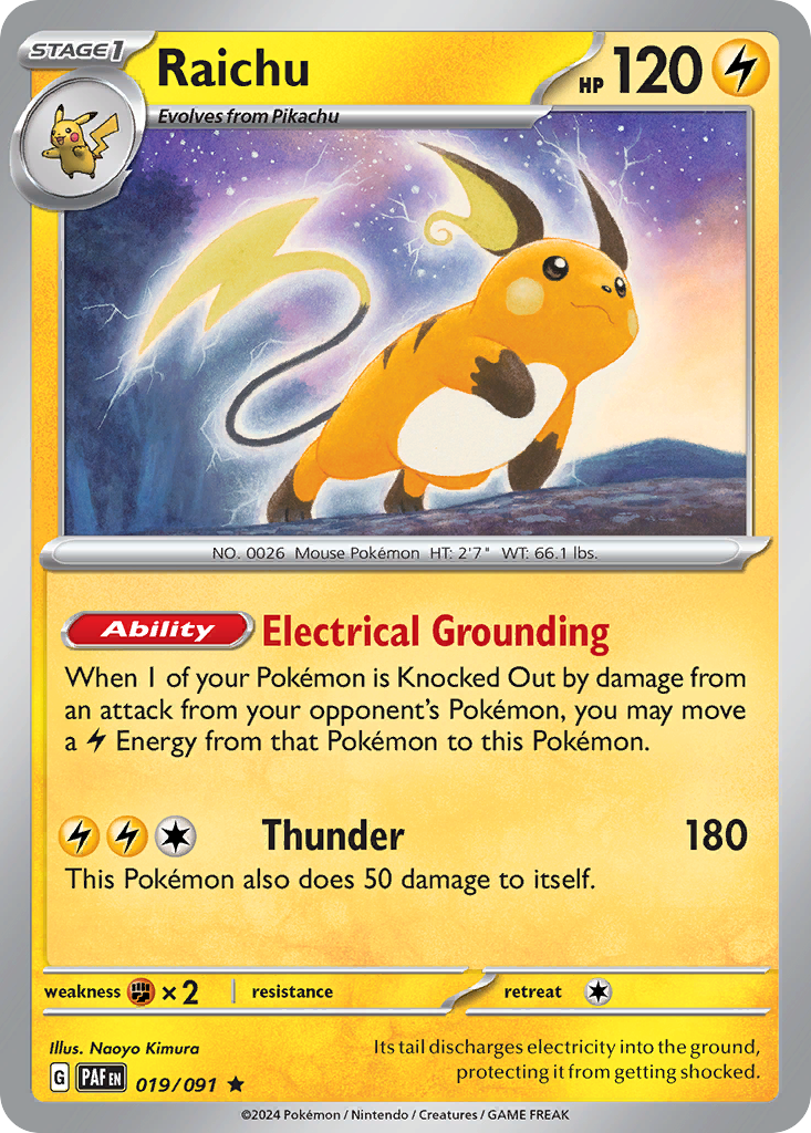 019/091 - Raichu - [Rare]