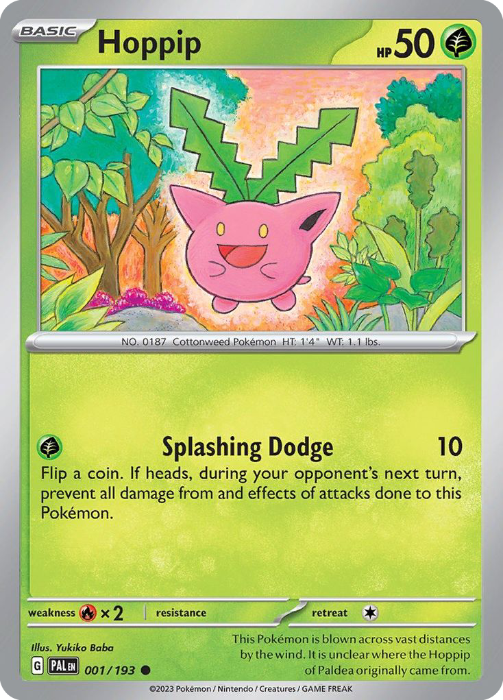 001/193 - Hoppip - [Common] - Reverse Holo