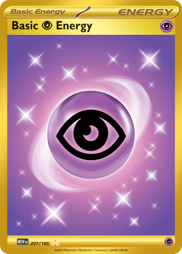 207/165 - Basic Psychic Energy - [Hyper Rare]