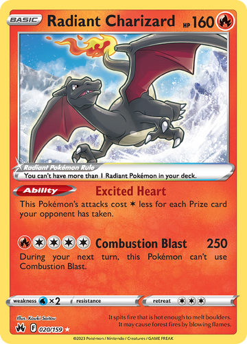 020/159 - Radiant Charizard - [Radiant Rare]