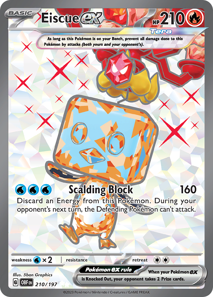 210/197 - Eiscue ex - [Ultra Rare]