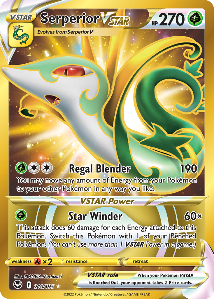 210/195 - Serperior VSTAR - [Rare Secret]