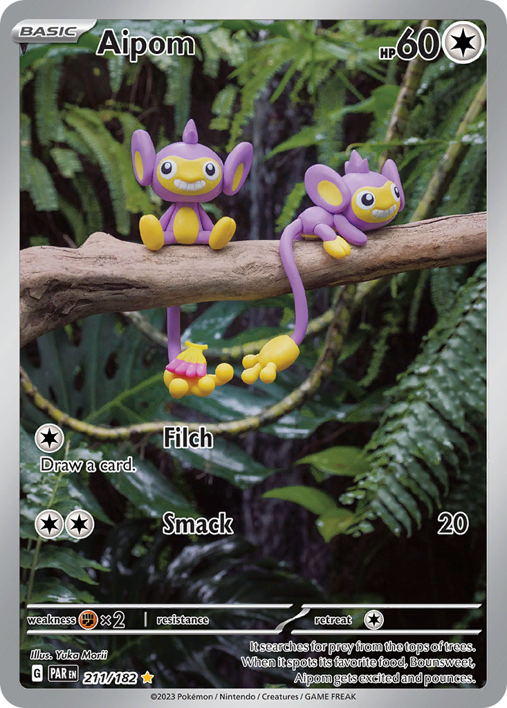 211/182 - Aipom - [Illustration Rare]-Pokemeister