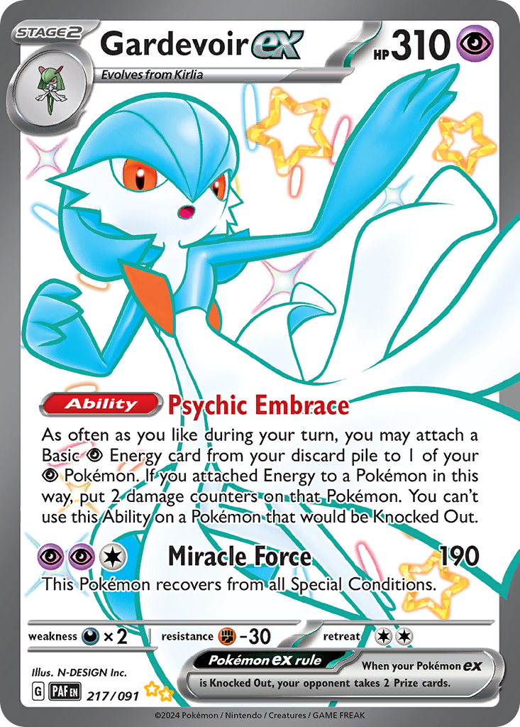 217/091 - Gardevoir ex - [Shiny Ultra Rare]