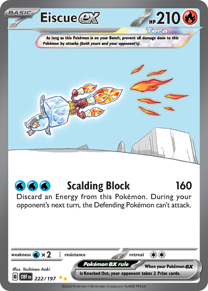 222/197 - Eiscue ex - [Special Illustration Rare]
