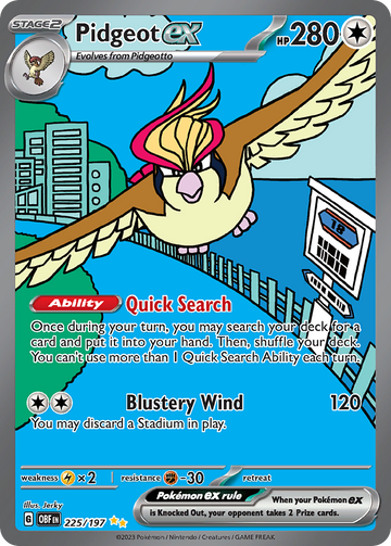 225/197 - Pidgeot ex - [Special Illustration Rare]