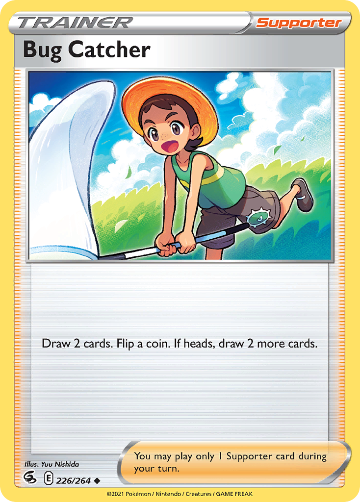 Pokémonkaart 226/264 - Bug Catcher - Fusion Strike - [Uncommon]