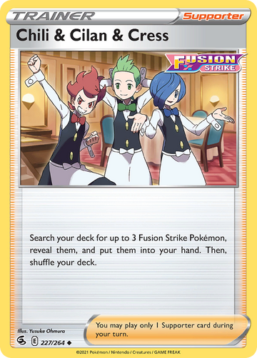 227/264 - Chili & Cilan & Cress - Reverse Holo - [Uncommon]