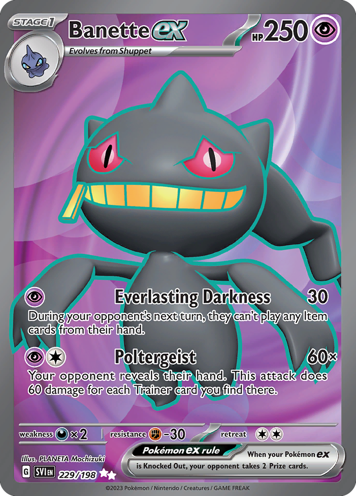 229/198 - Banette ex - [Ultra Rare]