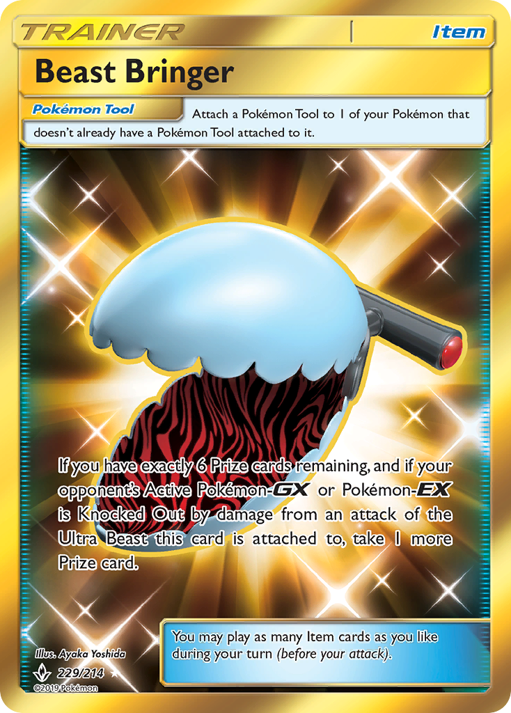 Pokémonkaart 229/214 - Beast Bringer - Unbroken Bonds - [Rare Secret]