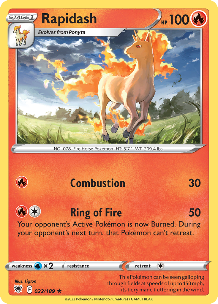 022/189 - Rapidash - [Rare]