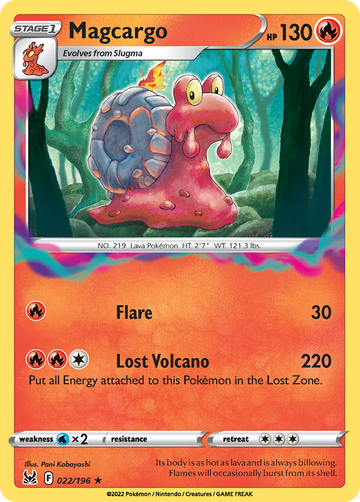 022/196 - Magcargo - Reverse Holo - [Rare]