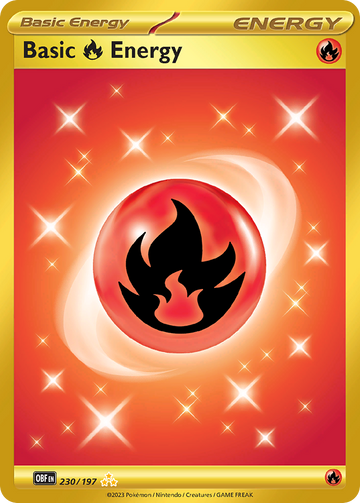 230/197 - Basic Fire Energy - [Hyper Rare]