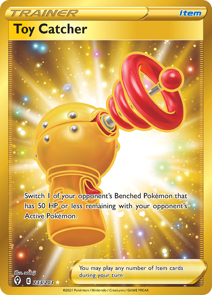 Pokémonkaart 233/203 - Toy Catcher - Evolving Skies - [Rare Secret]
