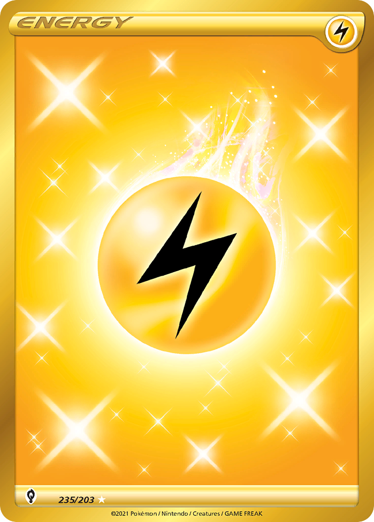 Pokémonkaart 235/203 - Lightning Energy - Evolving Skies - [Rare Secret]