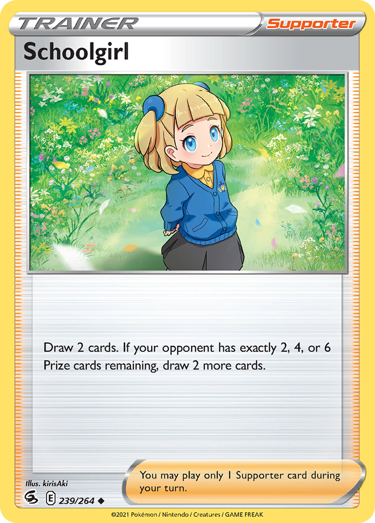 Pokémonkaart 239/264 - Schoolgirl - Fusion Strike - [Uncommon]