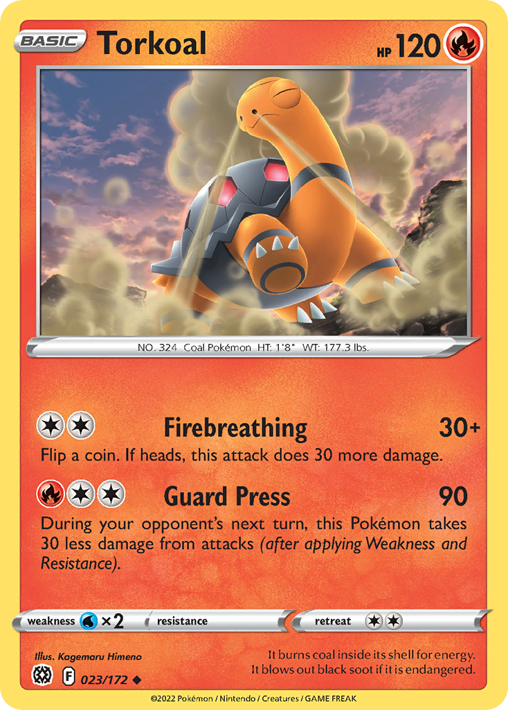023/172 - Torkoal - Reverse Holo - [Uncommon]