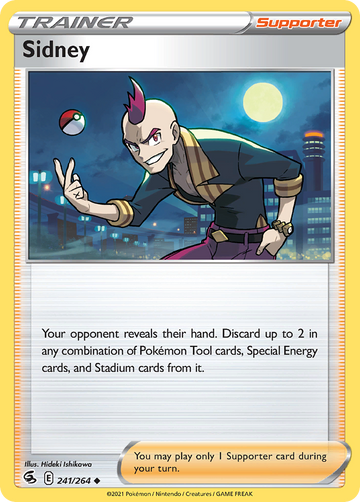Pokémonkaart 241/264 - Sidney - Fusion Strike - [Uncommon]