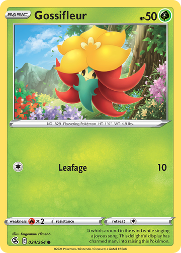 Pokémonkaart 024/264 - Gossifleur - Fusion Strike - [Common]