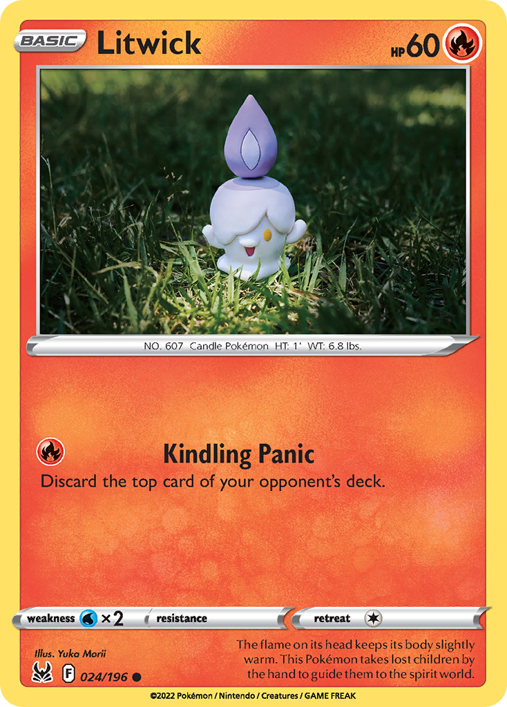 024/196 - Litwick - Reverse Holo - [Common]