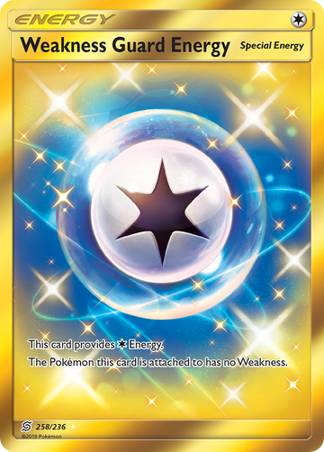 Pokémonkaart 258/236 - Weakness Guard Energy - Unified Minds - [Rare Secret]