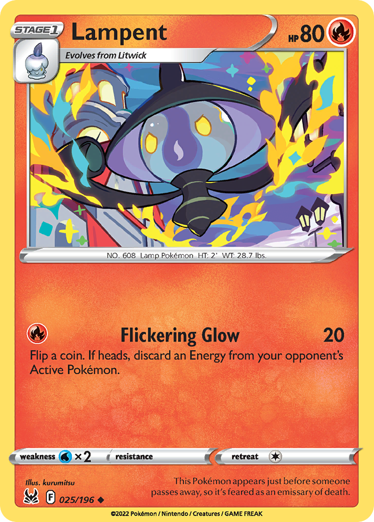 025/196 - Lampent - Reverse Holo - [Uncommon]