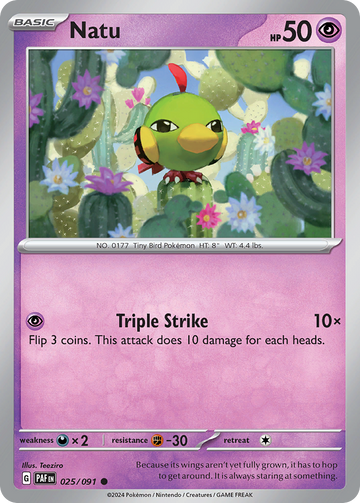 025/091 - Natu - [Common] - [Reverse Holo]