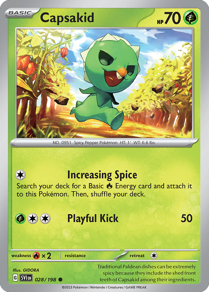 028/198 - Capsakid - [Common] - Reverse Holo