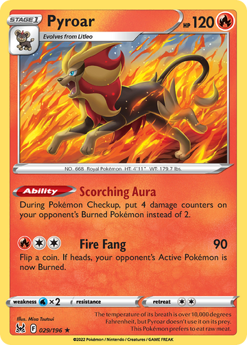 029/196 - Pyroar - [Rare Holo]