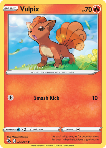 Pokémonkaart 029/264 - Vulpix - Fusion Strike - [Common]