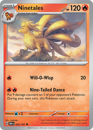 029/197 - Ninetales - [Uncommon] - Reverse Holo