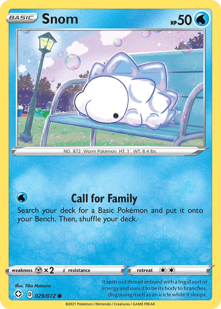 Pokémonkaart 029/072 - Snom - Shining Fates - [Common]