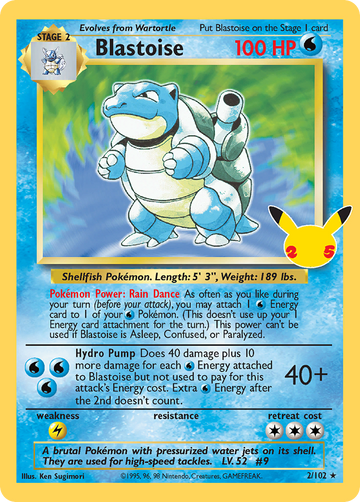 002/102 - Blastoise - [Classic Collection]