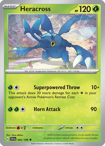 002/198 - Heracross - [Uncommon]