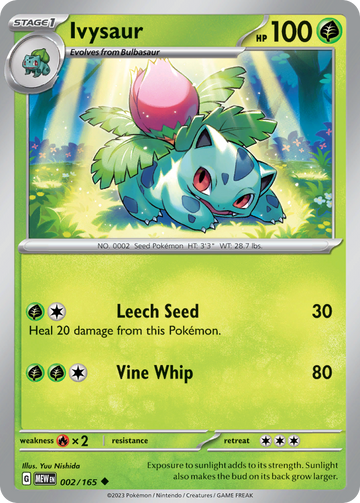 002/165 - Ivysaur - [Uncommon]