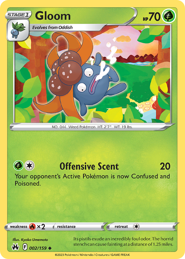 002/159 - Gloom - [Uncommon] - Reverse Holo